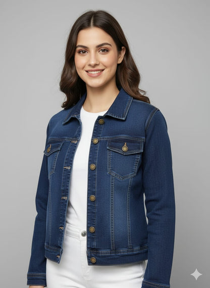 Ladies Premium Denim Jacket
