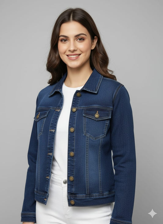 Ladies Premium Denim Jacket